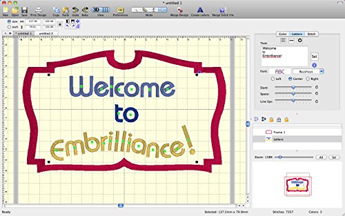 brother embroidery machine software for mac